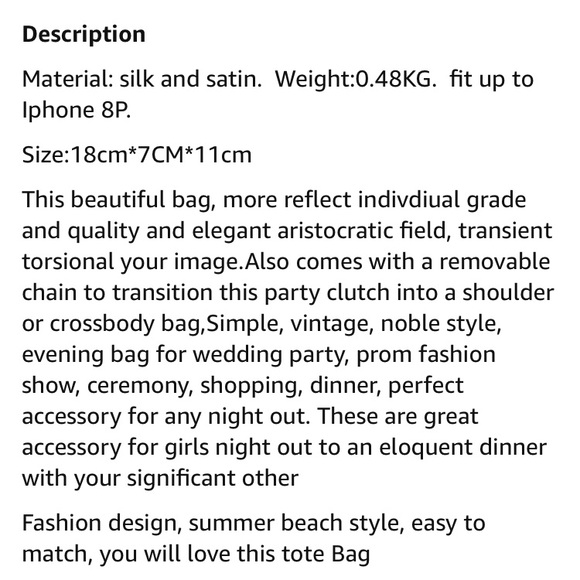 White Tassel Evening Clutch - Picture 6 of 6